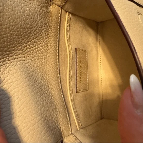 Strathberry Cream Leather Handbag - Picture 2 of 5